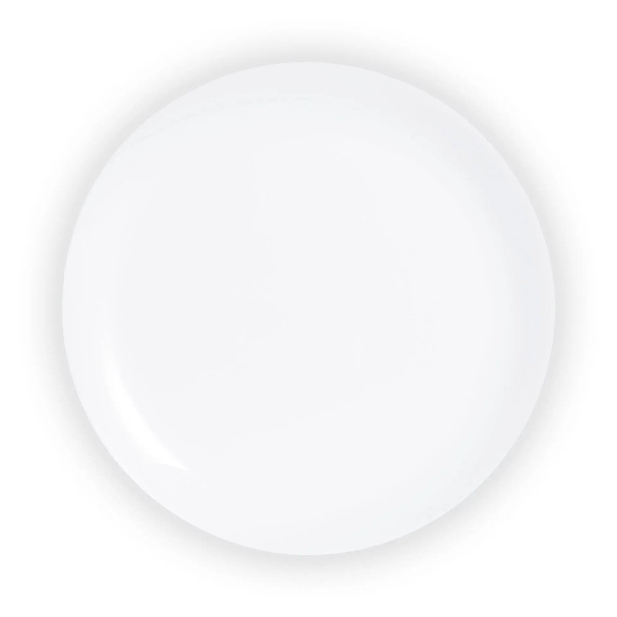 6 assiettes plates blanches 25cm -DIWALI blanc, LUMINARC