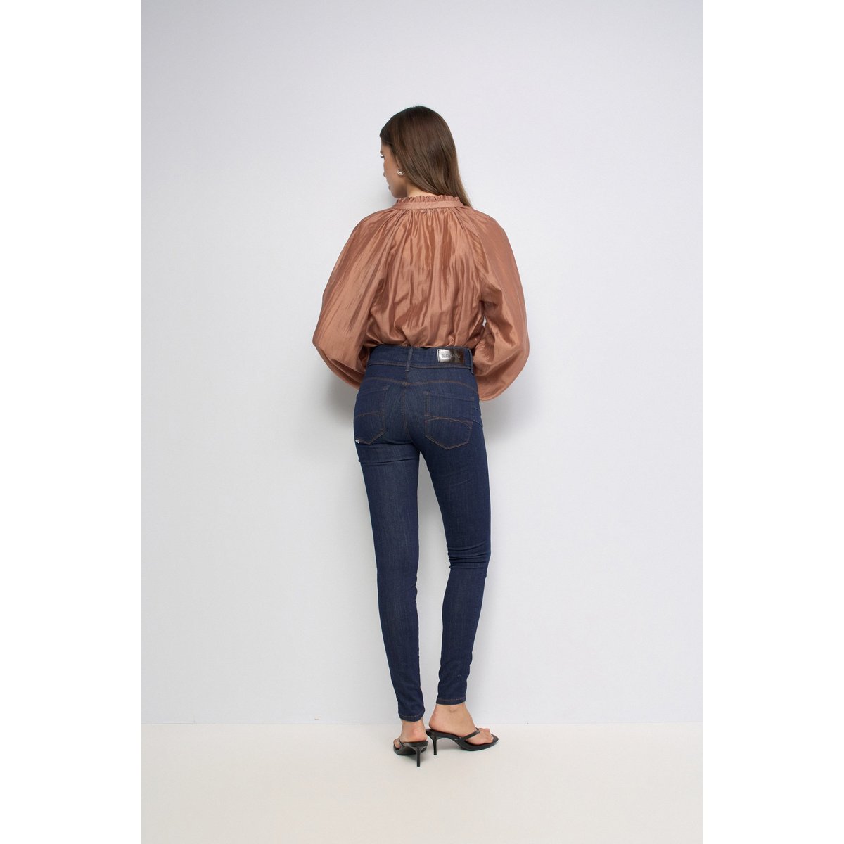 JEAN SECRET PUSH IN SKINNY bleu foncé, SALSA JEANS