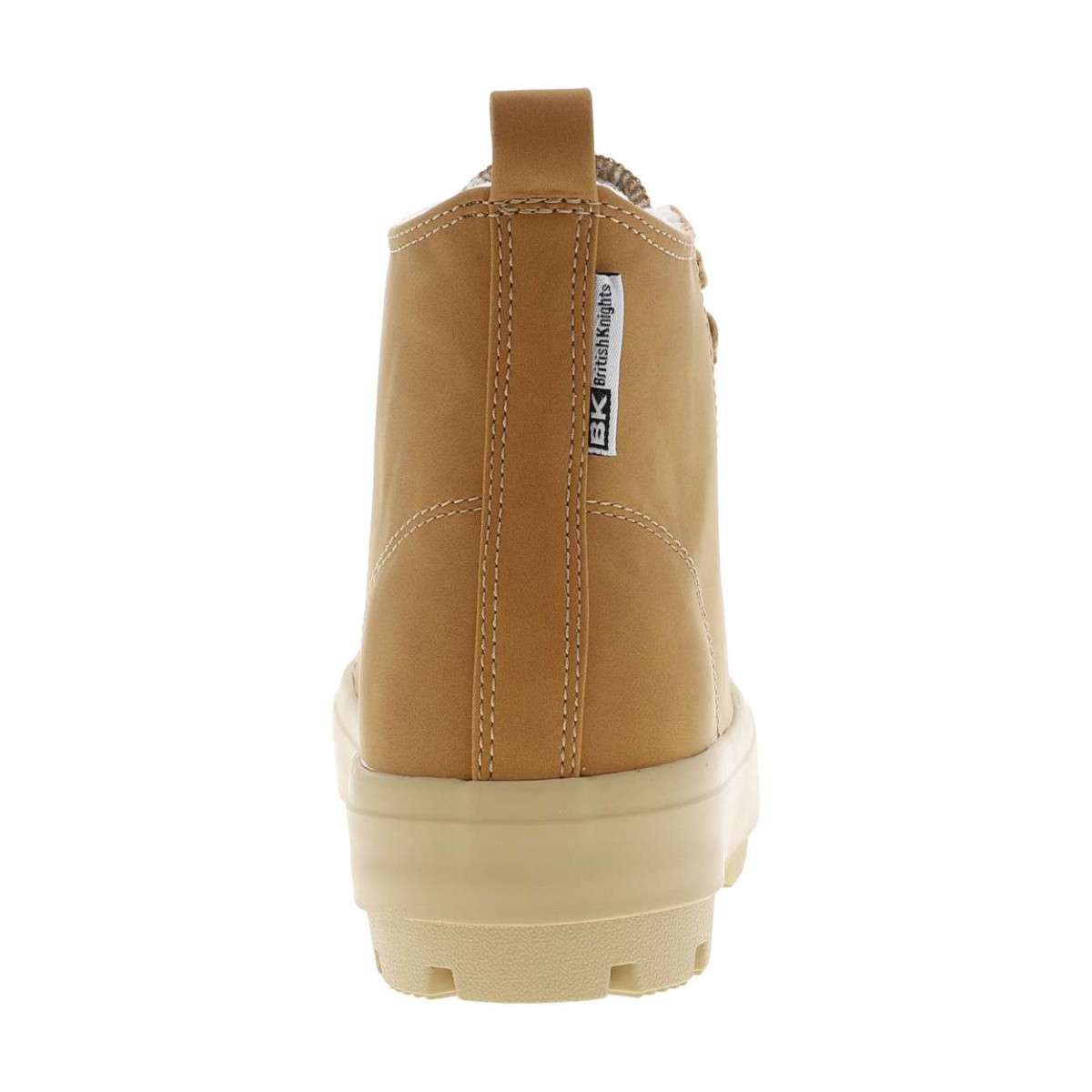 Baskets montantes coton biologique marron, BK