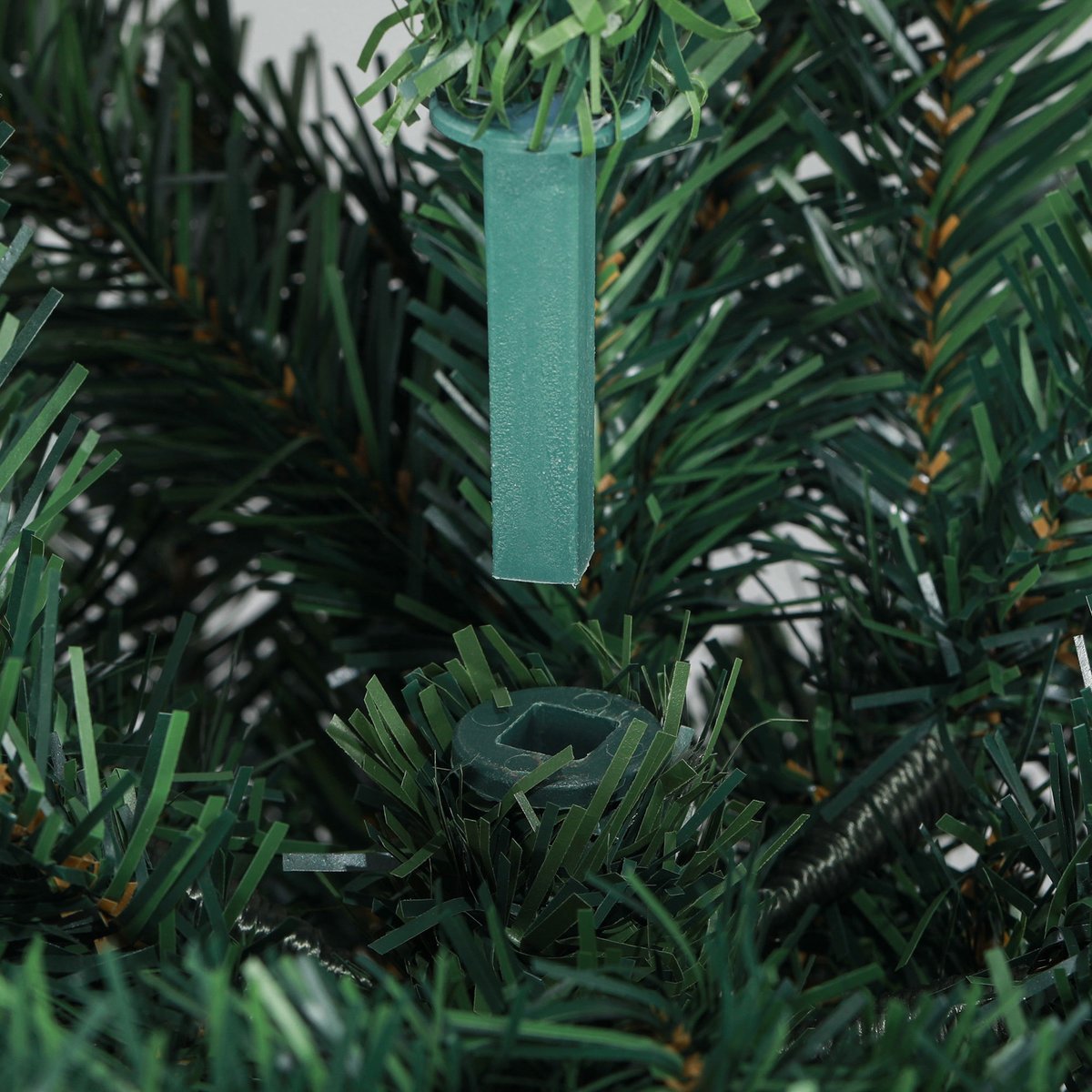 Sapin de Noël Plastique Vert vert, HOMCOM