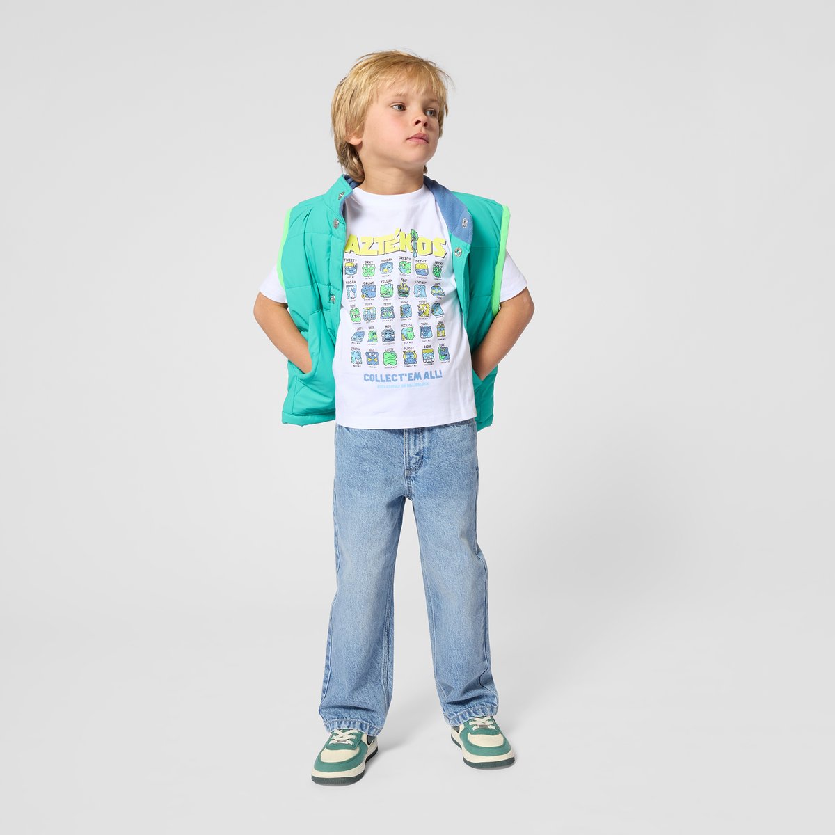 Tee-shirt manches courtes blanc, BILLIEBLUSH