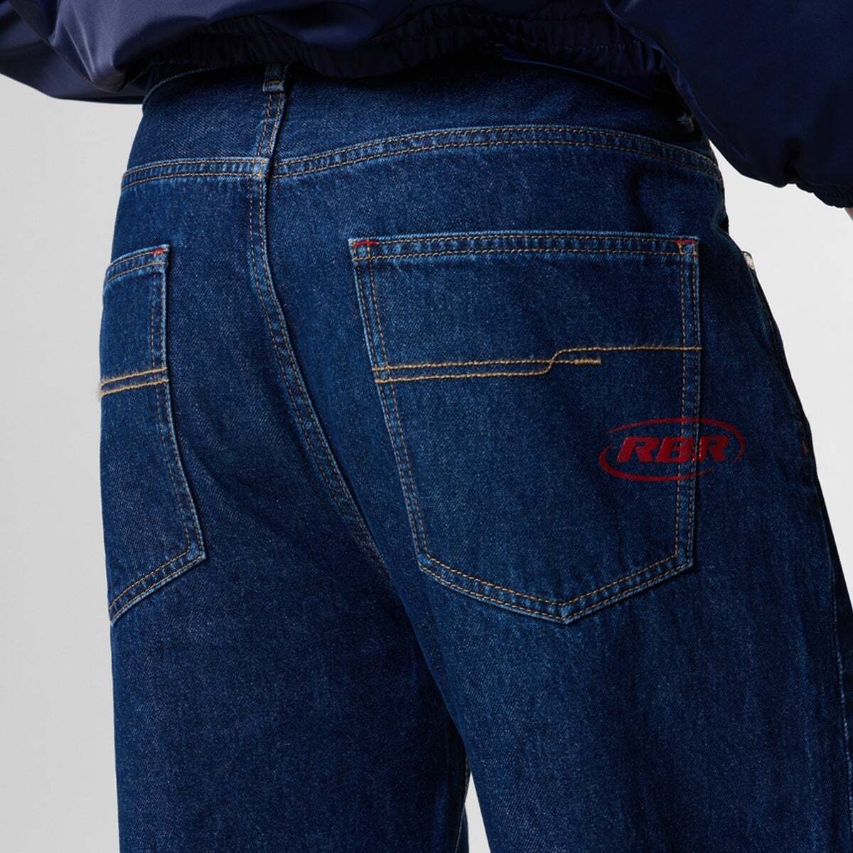 Red Bull Racing Jean Coupe Loose Avec Logo Imprimé dark bleu marine rbr, PEPE JEANS