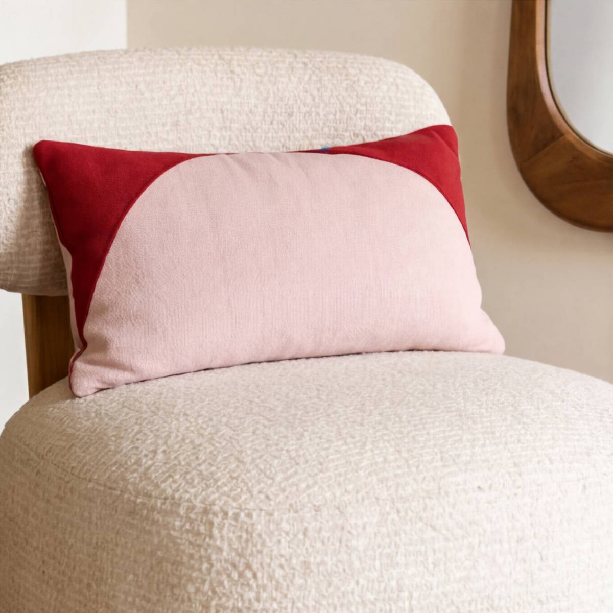 Fauteuil en tissu et métal PASCAL blanc, MADE IN MEUBLES 