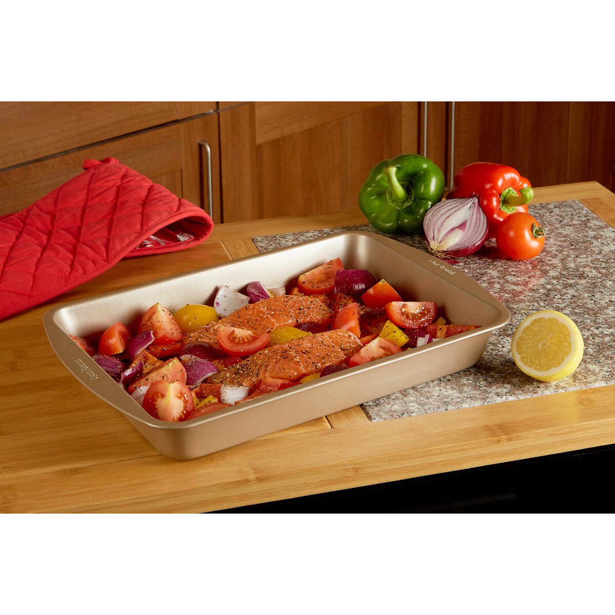 38cm Non-Stick Roasting Pan gold-coloured, SO'HOME