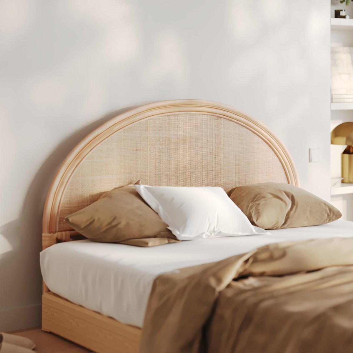 Tête de lit en rotin - MADYA naturel, MAISON PAVANE