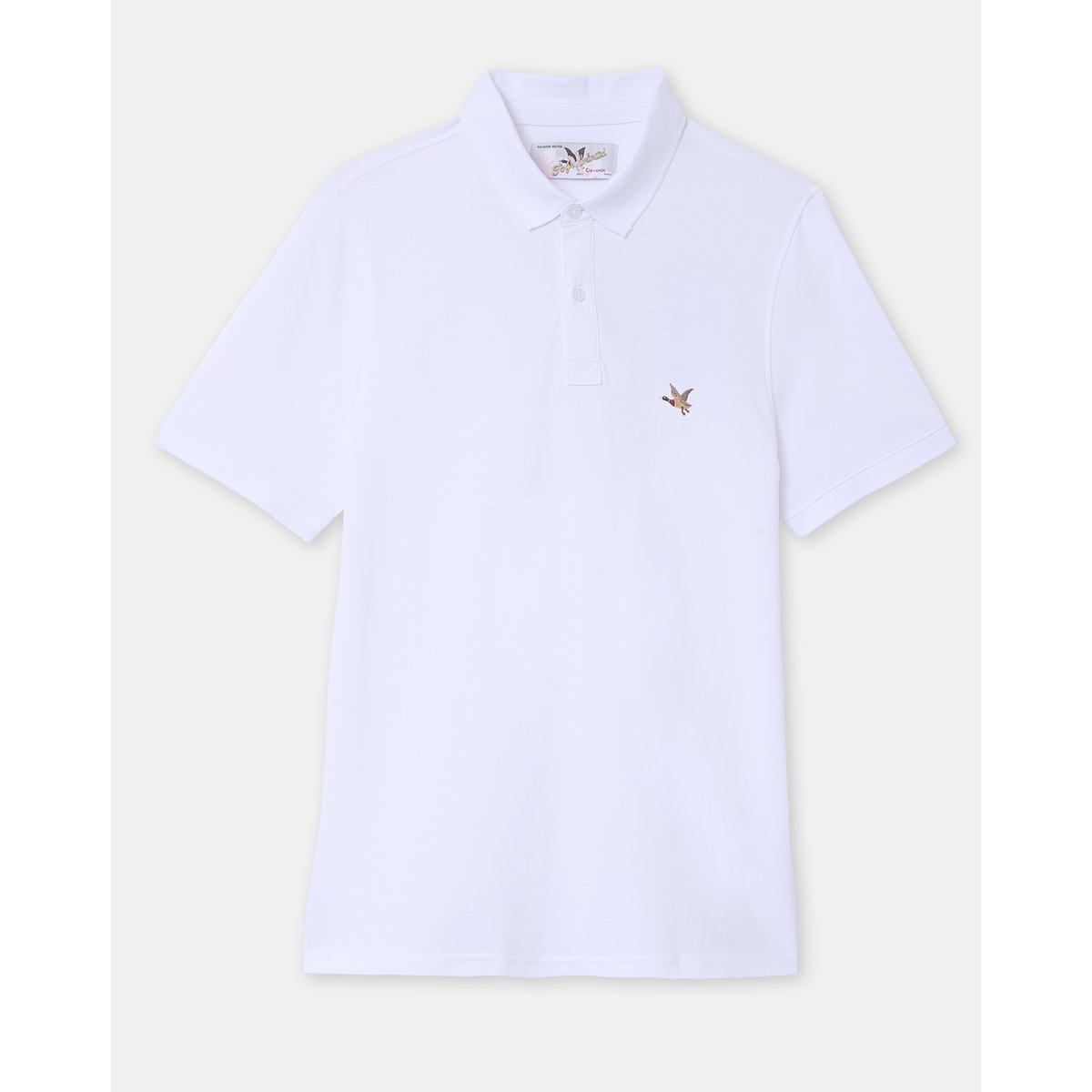 Polo brodé O'TOGS blanc, CHEVIGNON