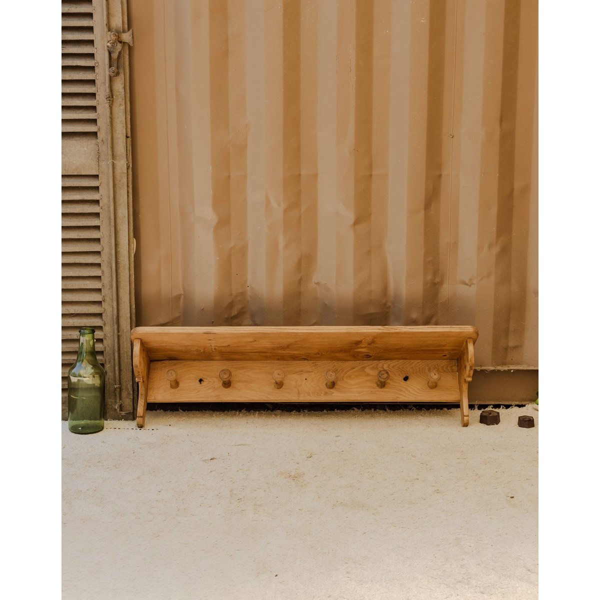 Porte-manteau en bois Max N°373 - Bon état bois clair, DEBONGOUT