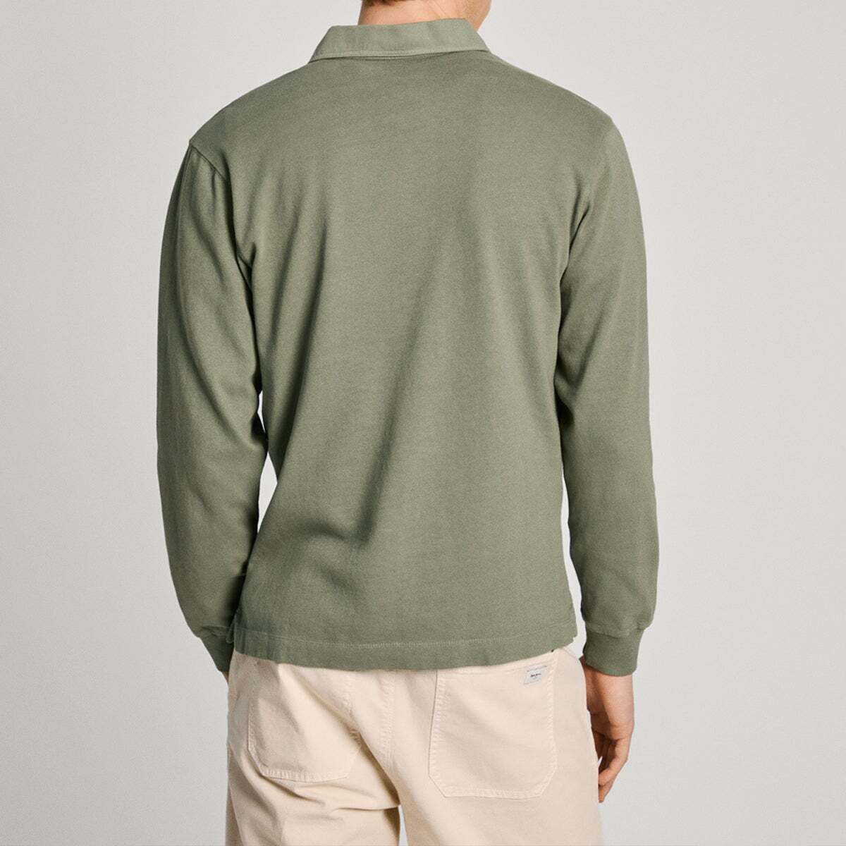 Polo Coupe Regular À Manches Longues vert safari, PEPE JEANS
