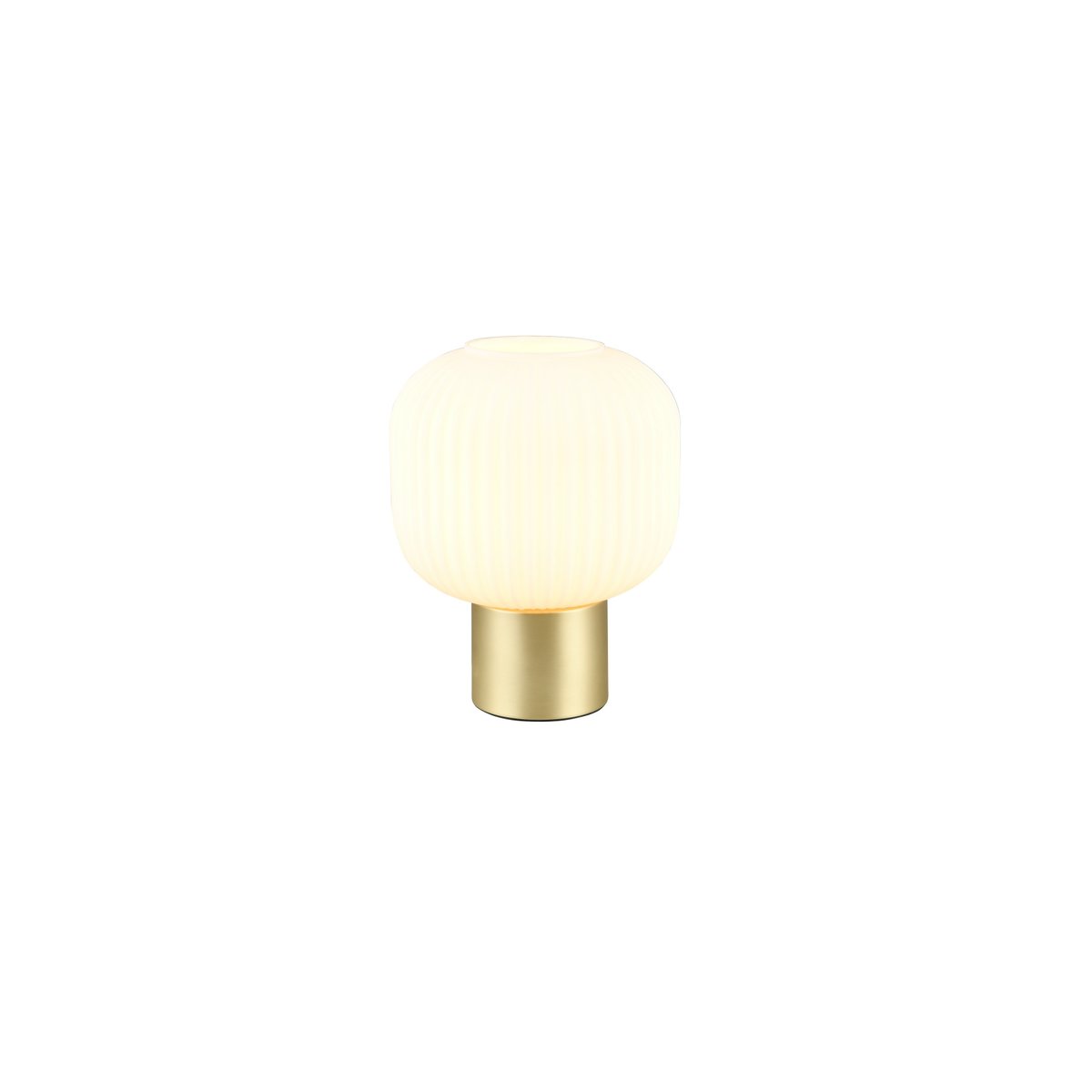 Lampe design en verre, DIVA blanc, TRIO