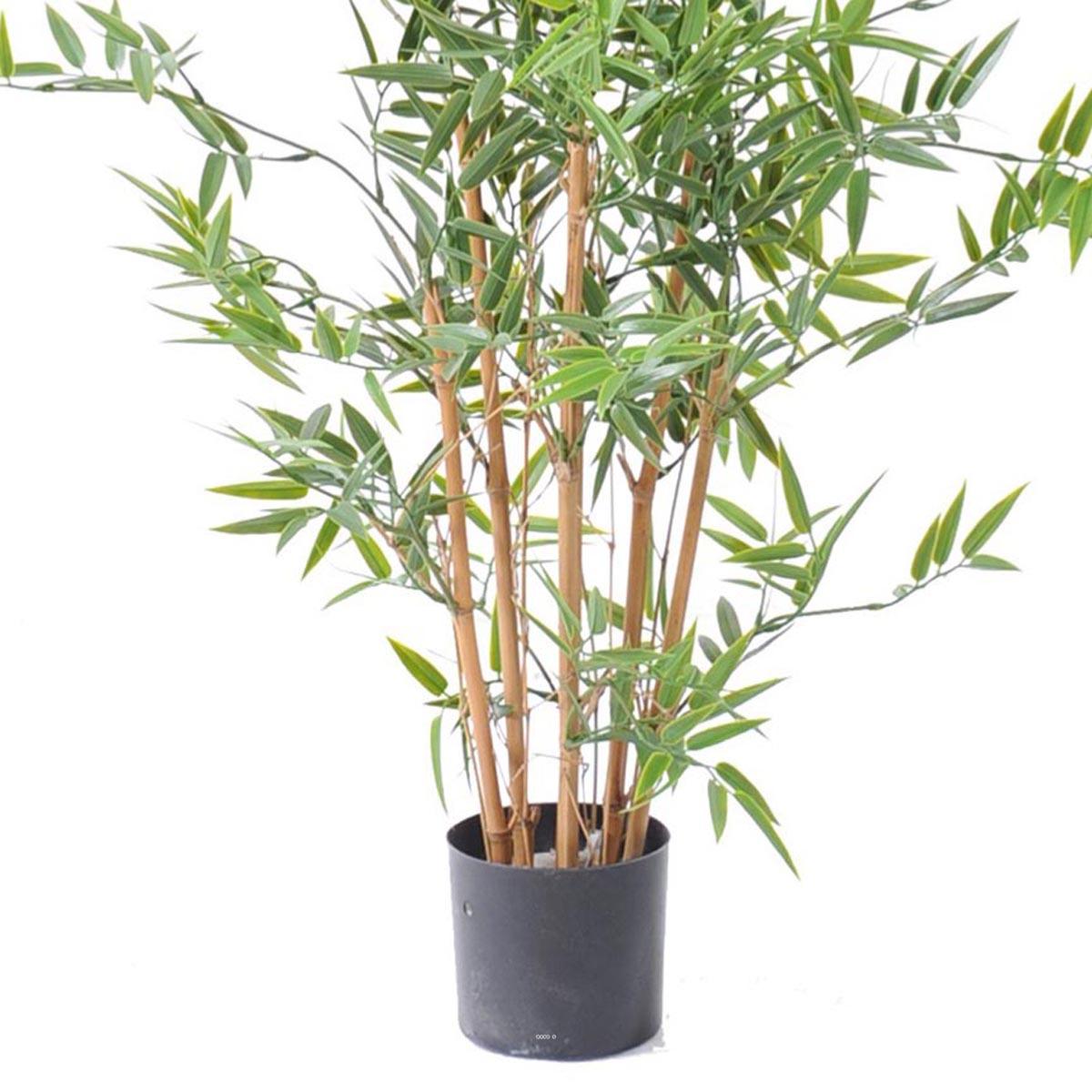 Bambou artificiel en pot special UV pour ext vert, ARTIFICIELLES