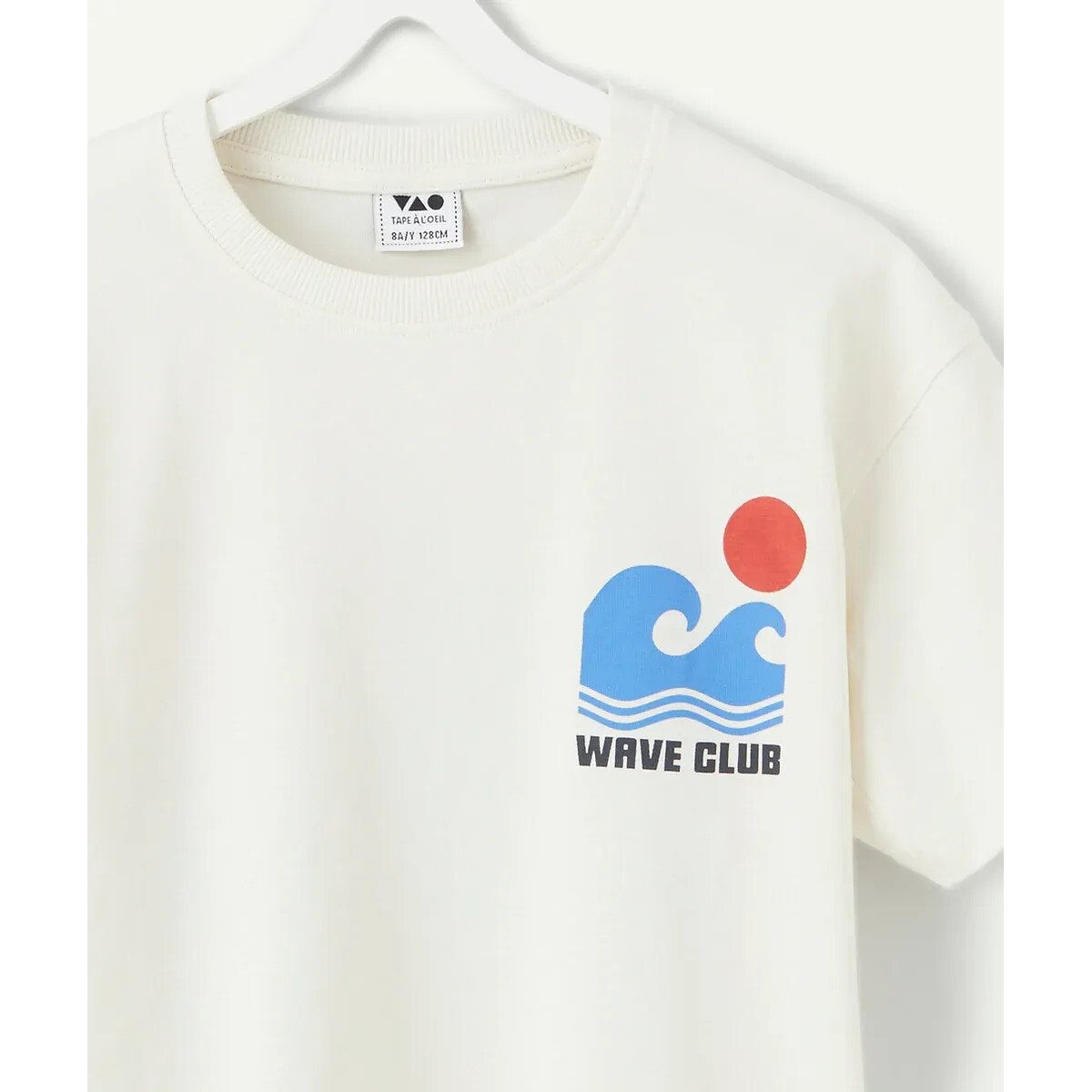 T-shirt maniche corte stampata 3-14 anni ecru , TAPE A L'OEIL