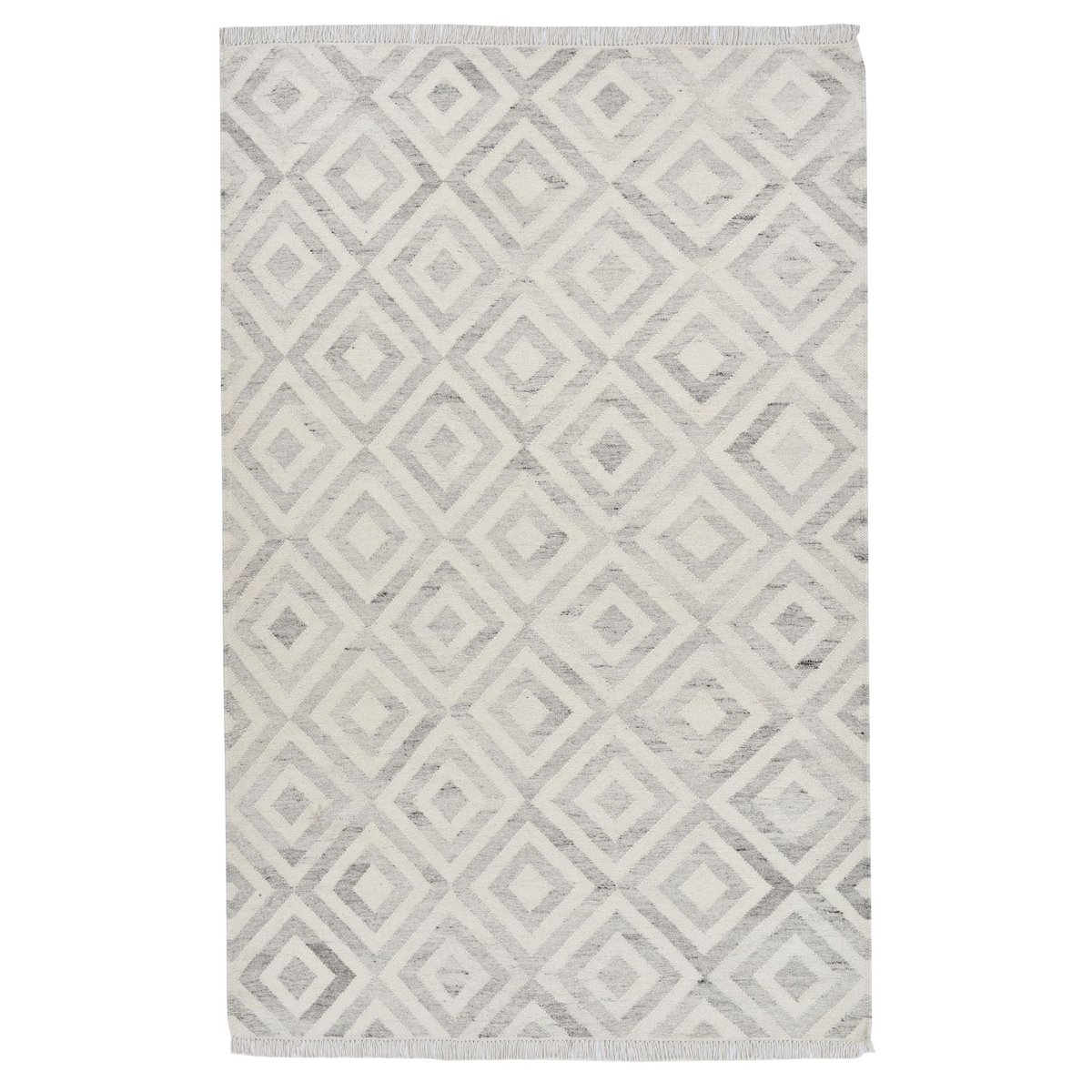 Tapis en laine vierge noué à la main natural, THEKO
