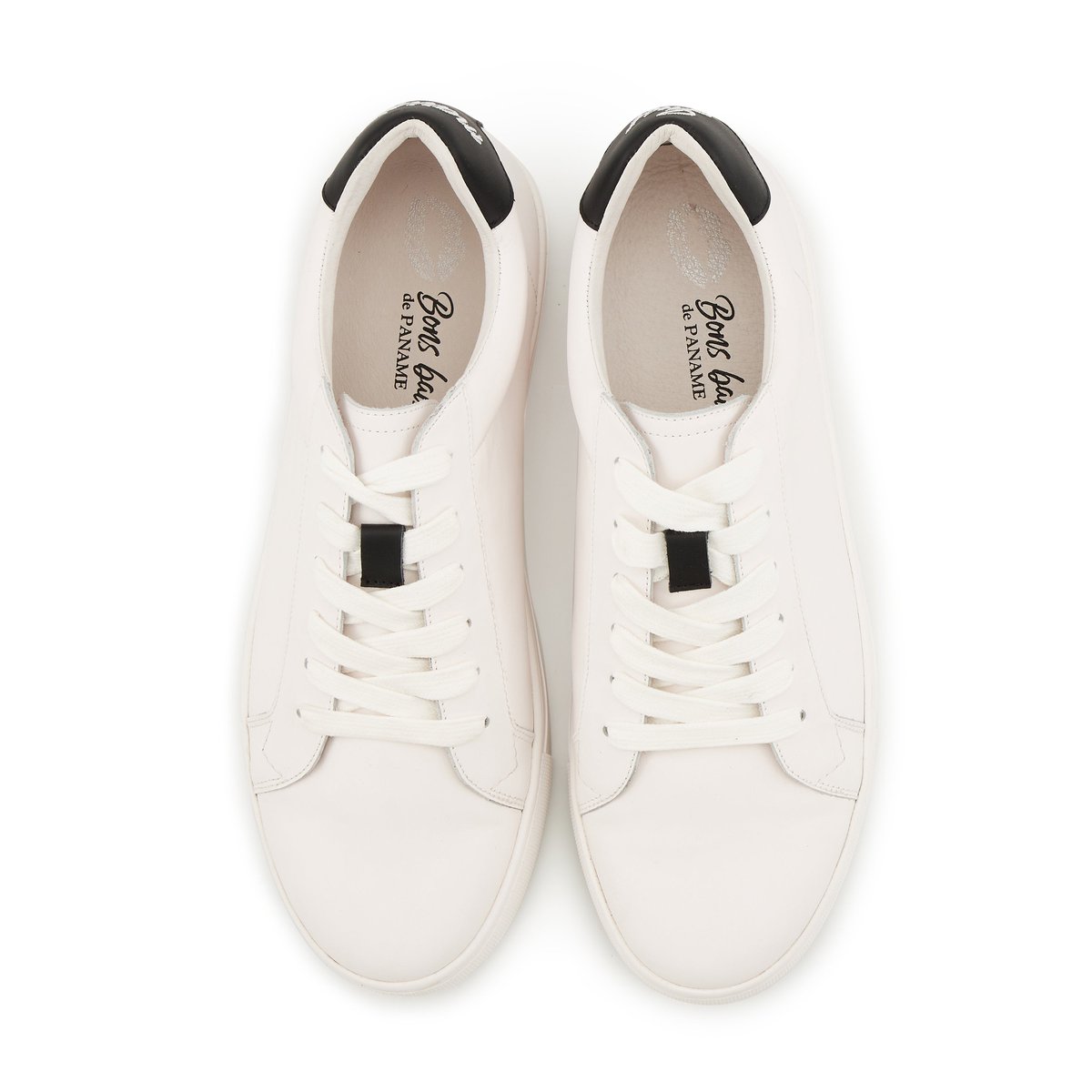 Baskets En Cuir Simone Homme Just Married blanc, BONS BAISERS