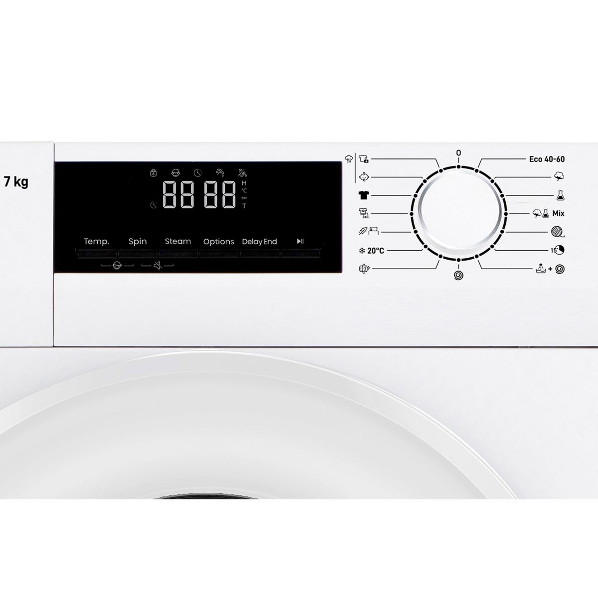 Lave linge compact LF714L2b couleur unique, LISTO