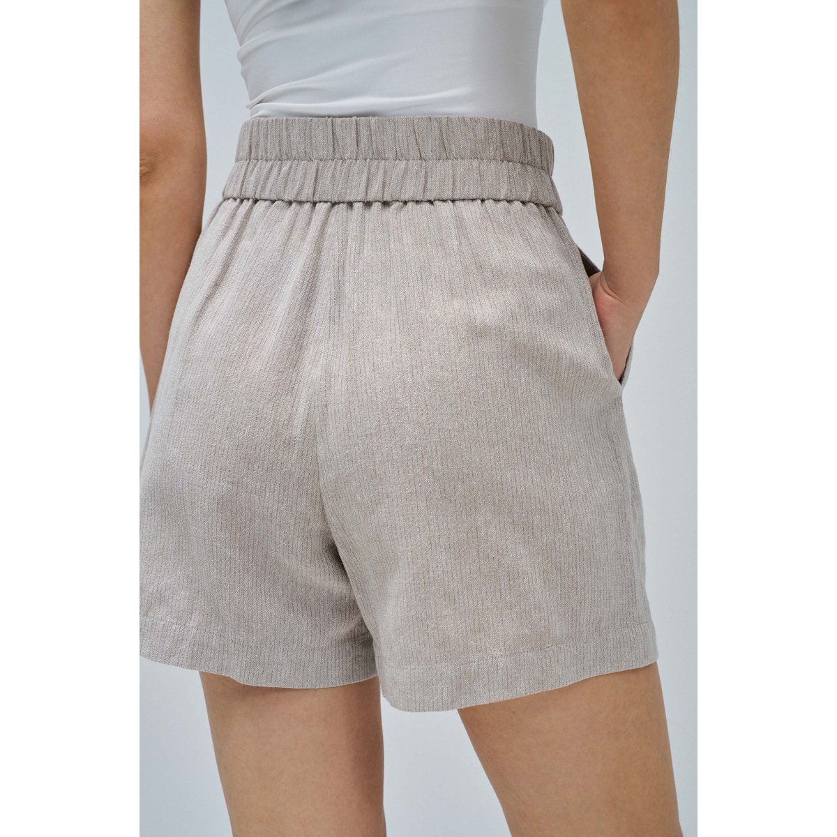 SHORTS EN LIN beige, SALSA JEANS