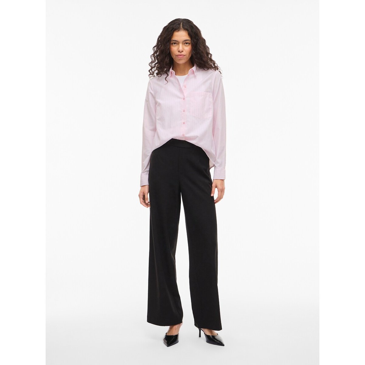 Striped Shirt pink striped, VILA