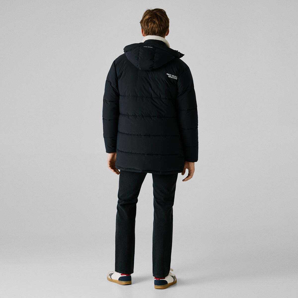 Red Bull Racing Doudoune Longue Avec Capuche noir, PEPE JEANS