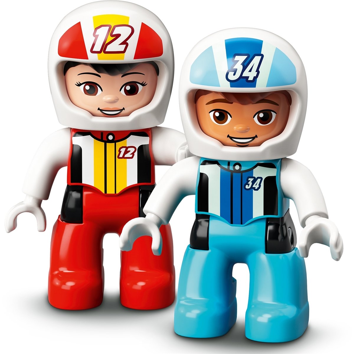 Duplo Les voitures de course multicolore, LEGO
