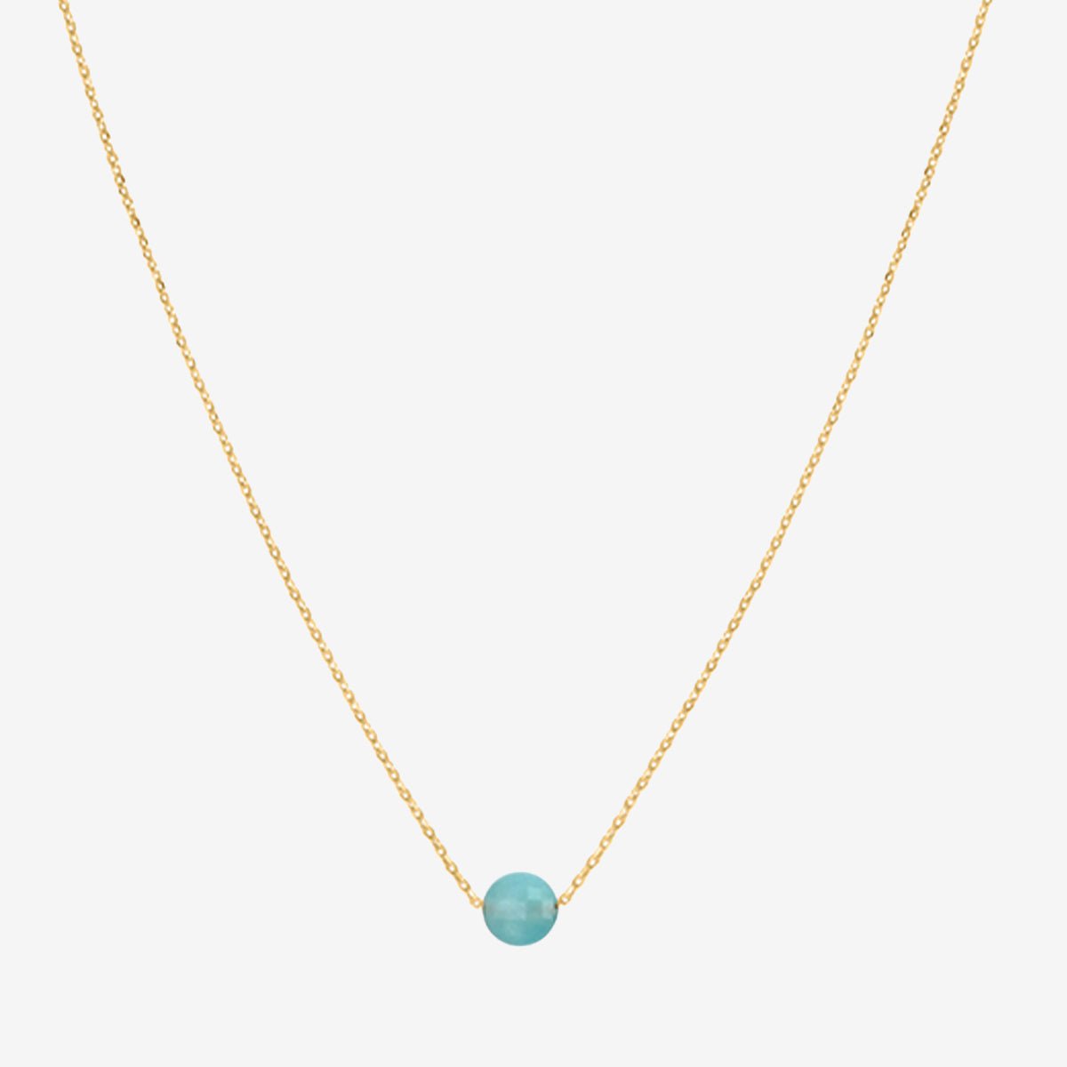 Collier doré - zelie bleu, CAROLINE NAJMAN