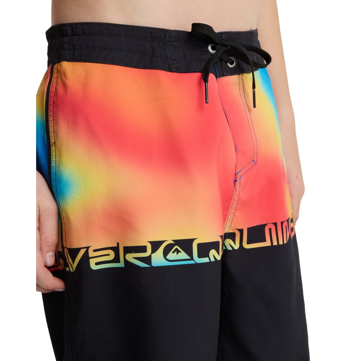 Boardshort EVERYDAY HALF JAM 17" noir black wordblock, QUIKSILVER