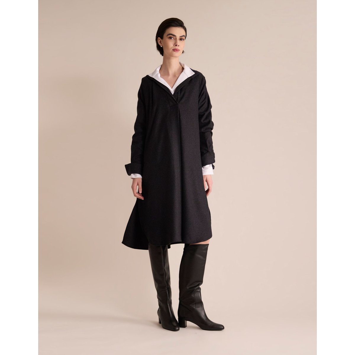 Robe Noella gris, INES DE LA FRESSANGE PARIS