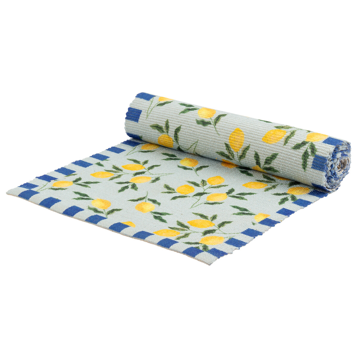 Lemons Table Runner - 35x230cm blue, FURN.