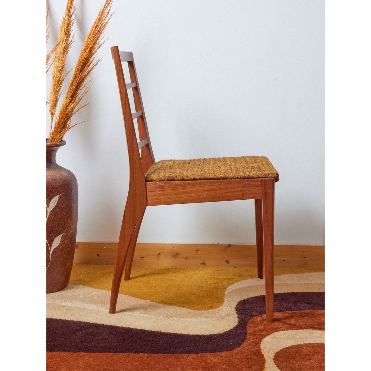 Lot de chaises scandinaves en bois Alma N°1206 - Bon état bois clair, DEBONGOUT