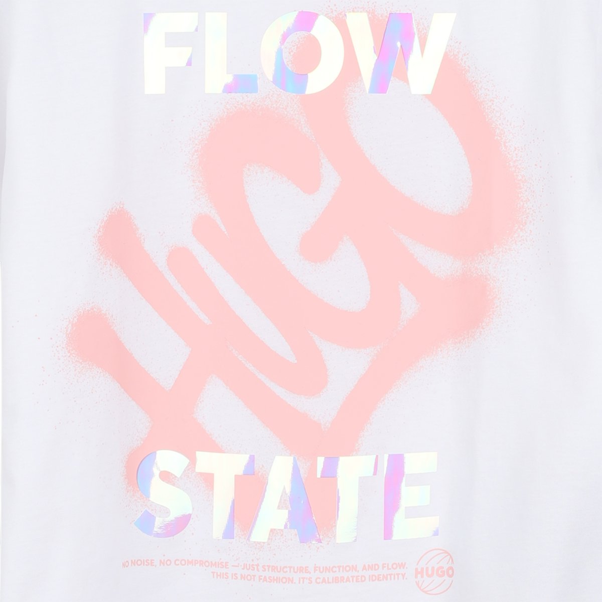 Tee-shirt manches courtes blanc, HUGO KIDSWEAR