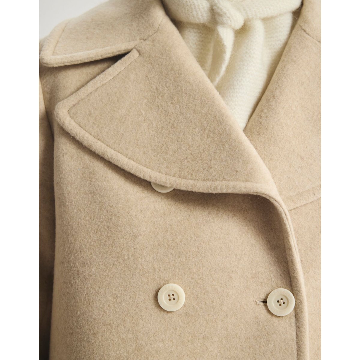 Caban Séraphine beige, INES DE LA FRESSANGE PARIS