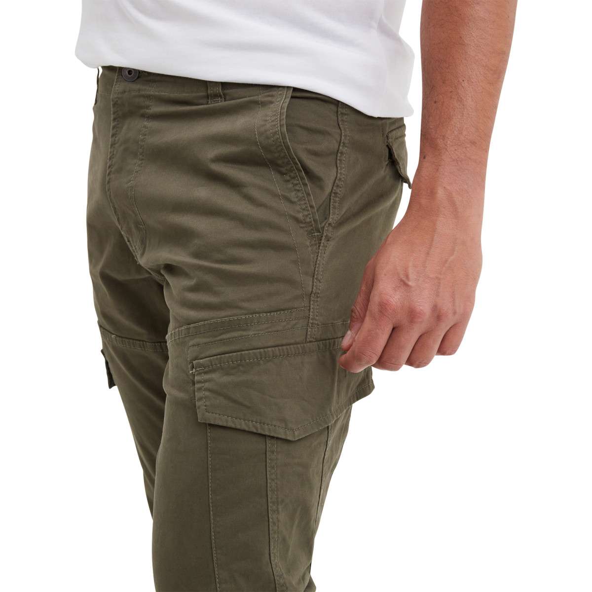 Cargo coton regular fit vert, DAYTONA