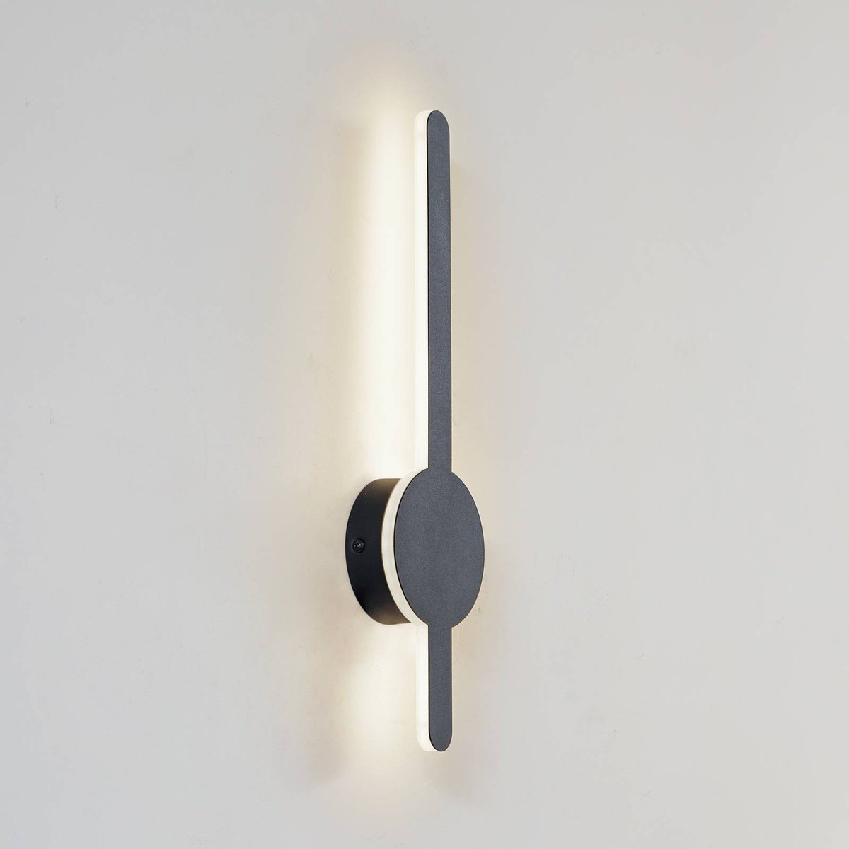 Applique moderneLED, Borian noir, LINDBY