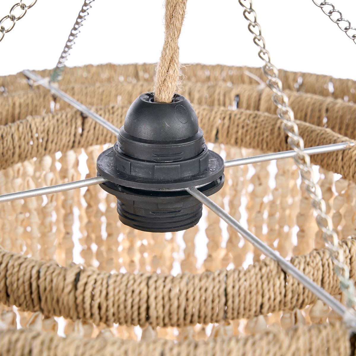 Suspension en coquillages LAGOON beige, BAZAR BIZAR