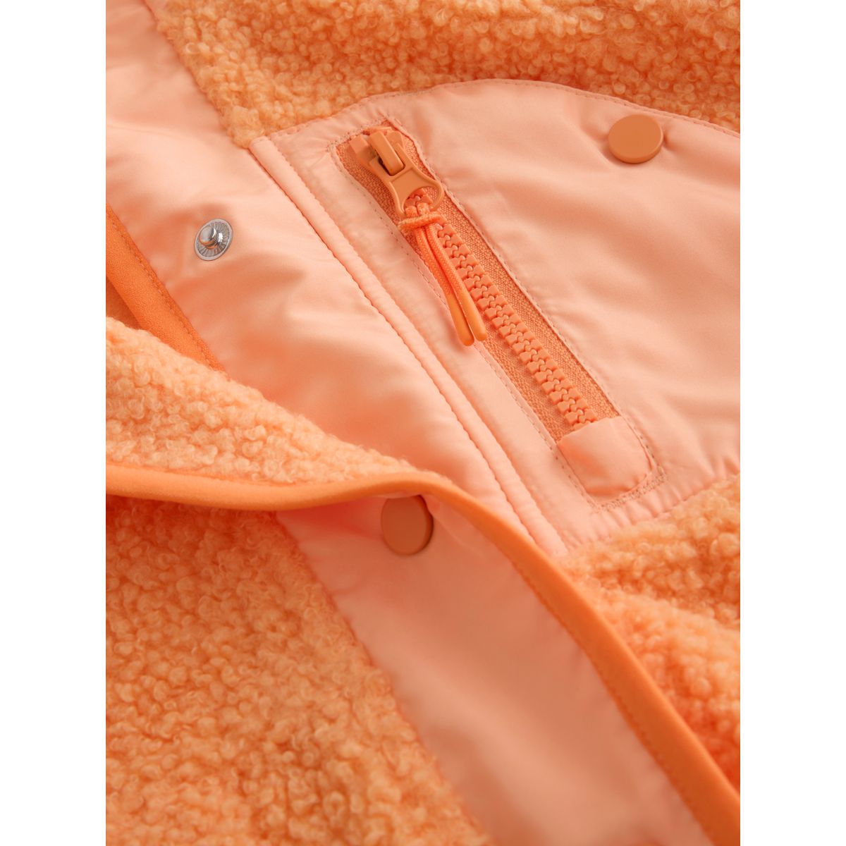 Veste en polaire boutonnée orange vif, NEXT
