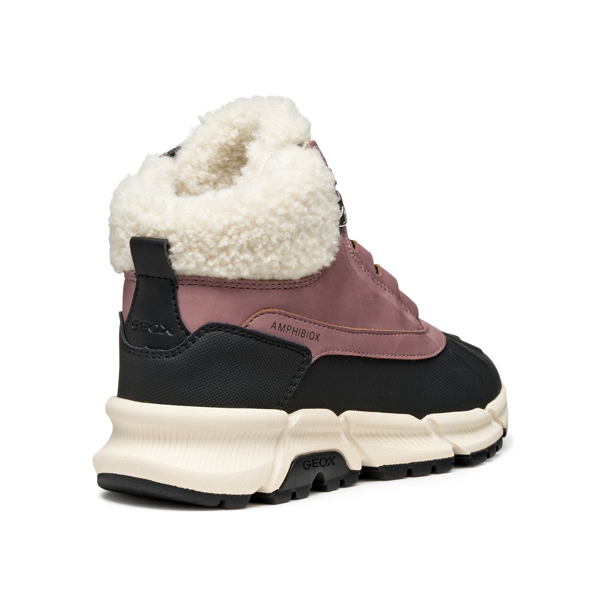 Bottines J FLEXYPER PLUS B ABX rose foncé/noir, GEOX