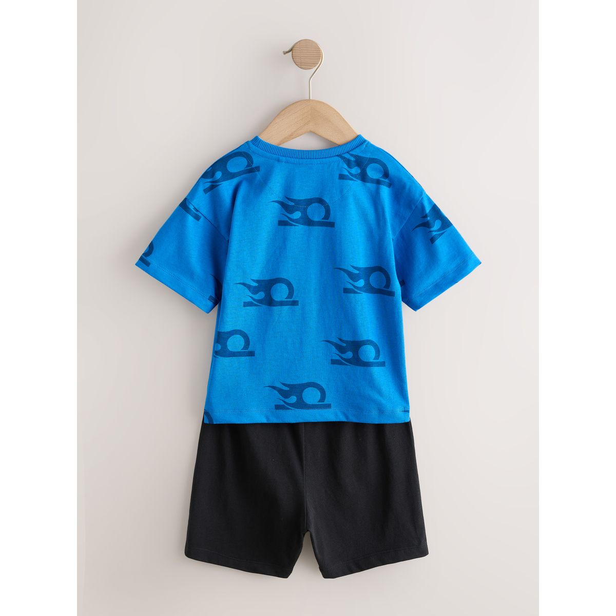 Pyjama court hot wheels, lot de 2 bleu/blanc, NEXT