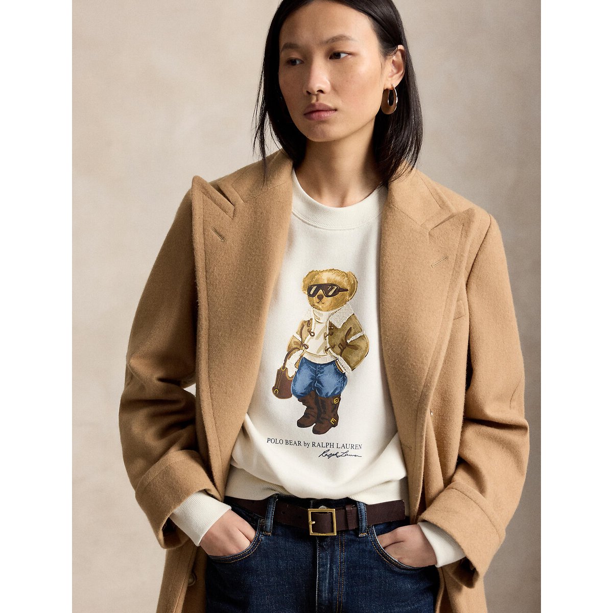 Sweat col rond, POLO BEAR crème, POLO RALPH LAUREN