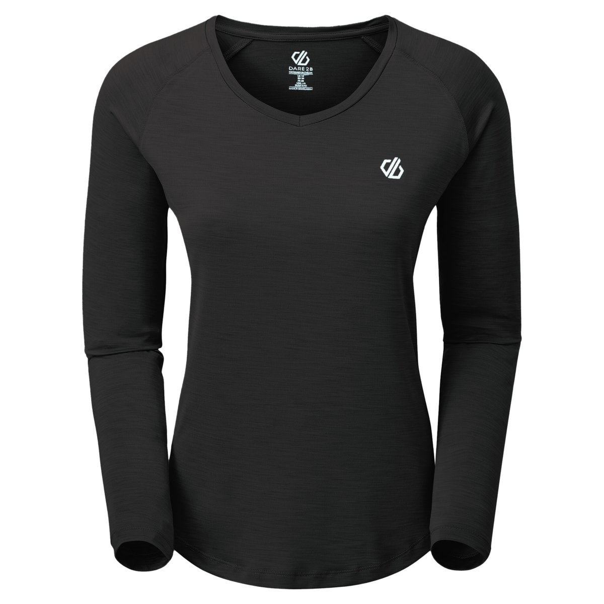 T-shirt de sport manches longues DISCERN noir, DARE 2B
