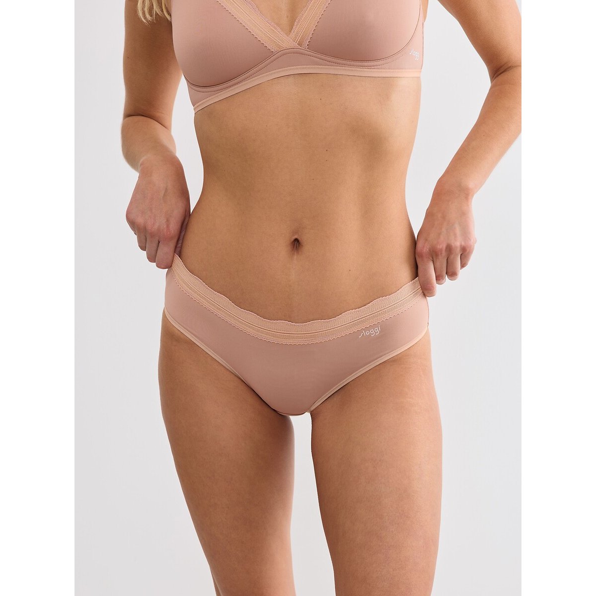 Lot de 2 hipsters GO BLUSH marron beige, SLOGGI