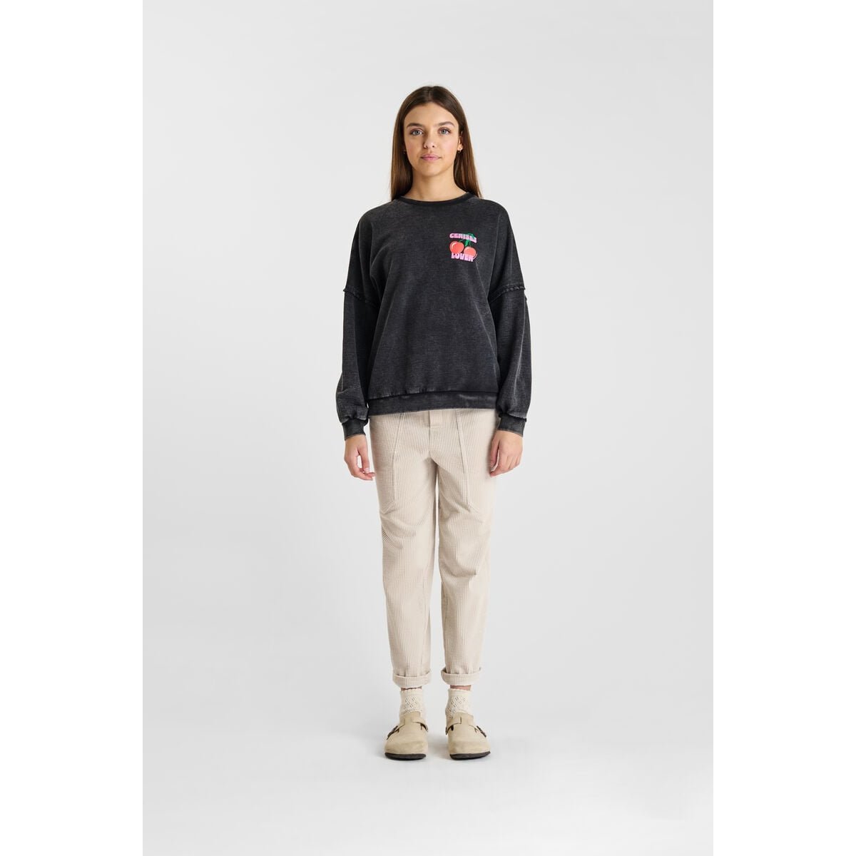 Sweat-Shirt capuche JULESGI black, LE TEMPS DES CERISES