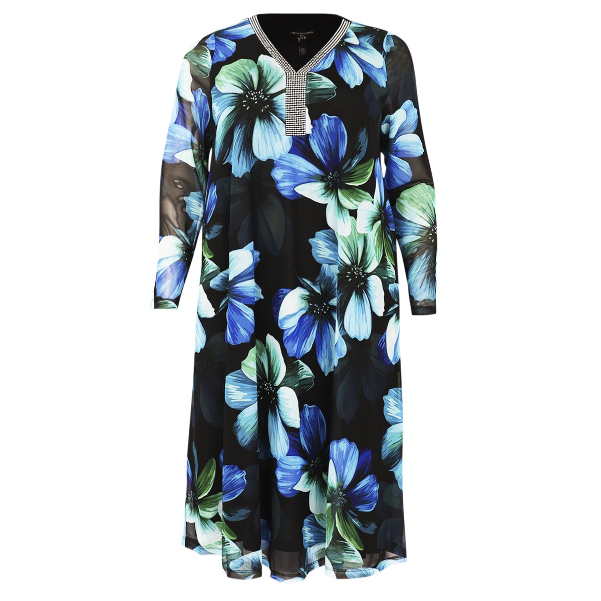 Robe imprimé noir, YOEK