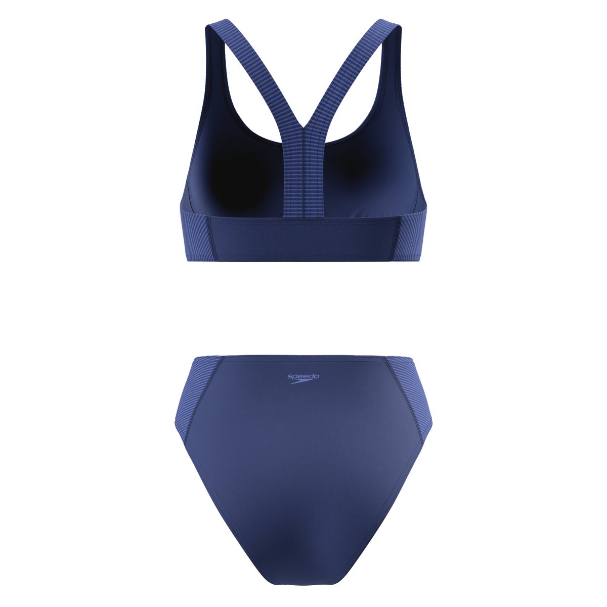 Maillot de bain 2 pièces motif/style à rayures QUANTUM SPLICE bleu, SPEEDO