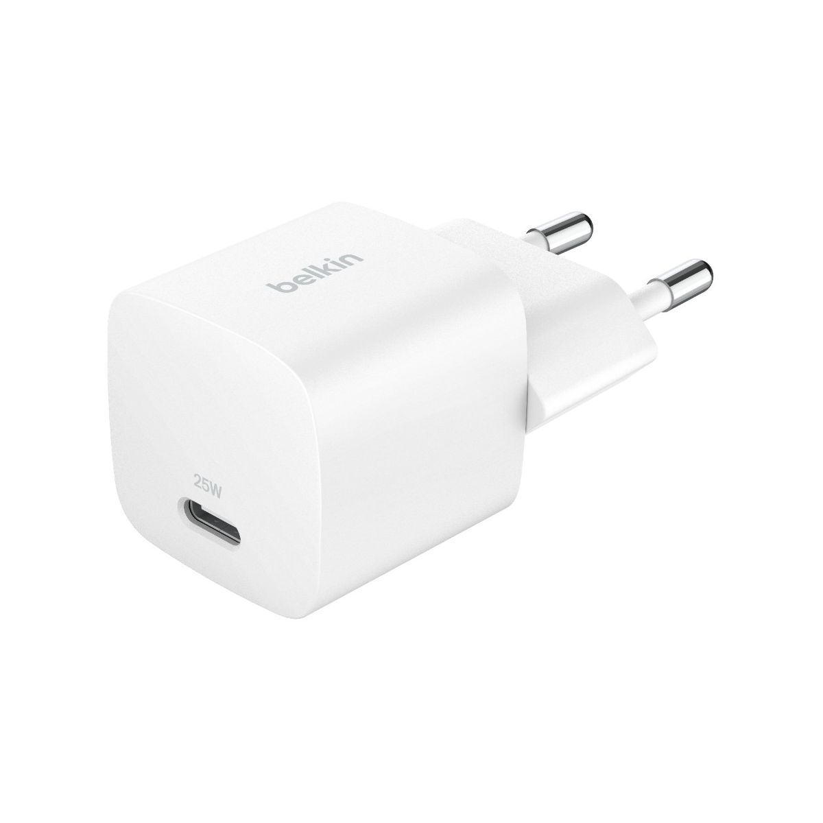 Chargeur 25W USB-C Blanc couleur unique, BELKIN