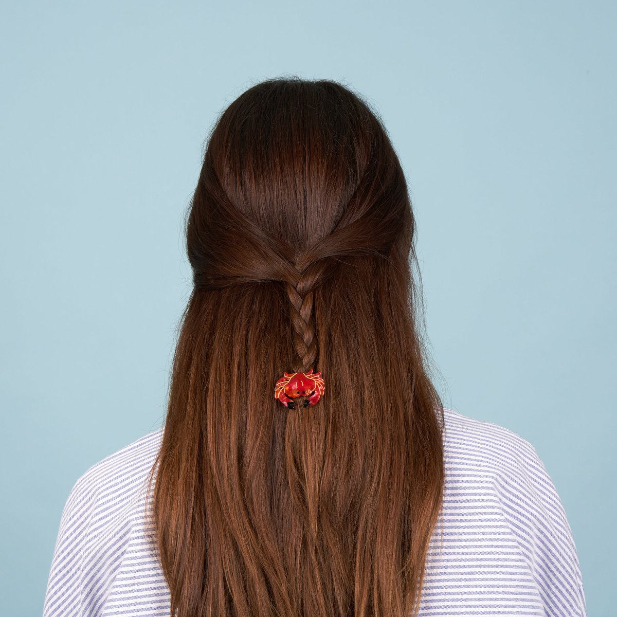 Barrette CRABE rouge, COUCOU SUZETTE