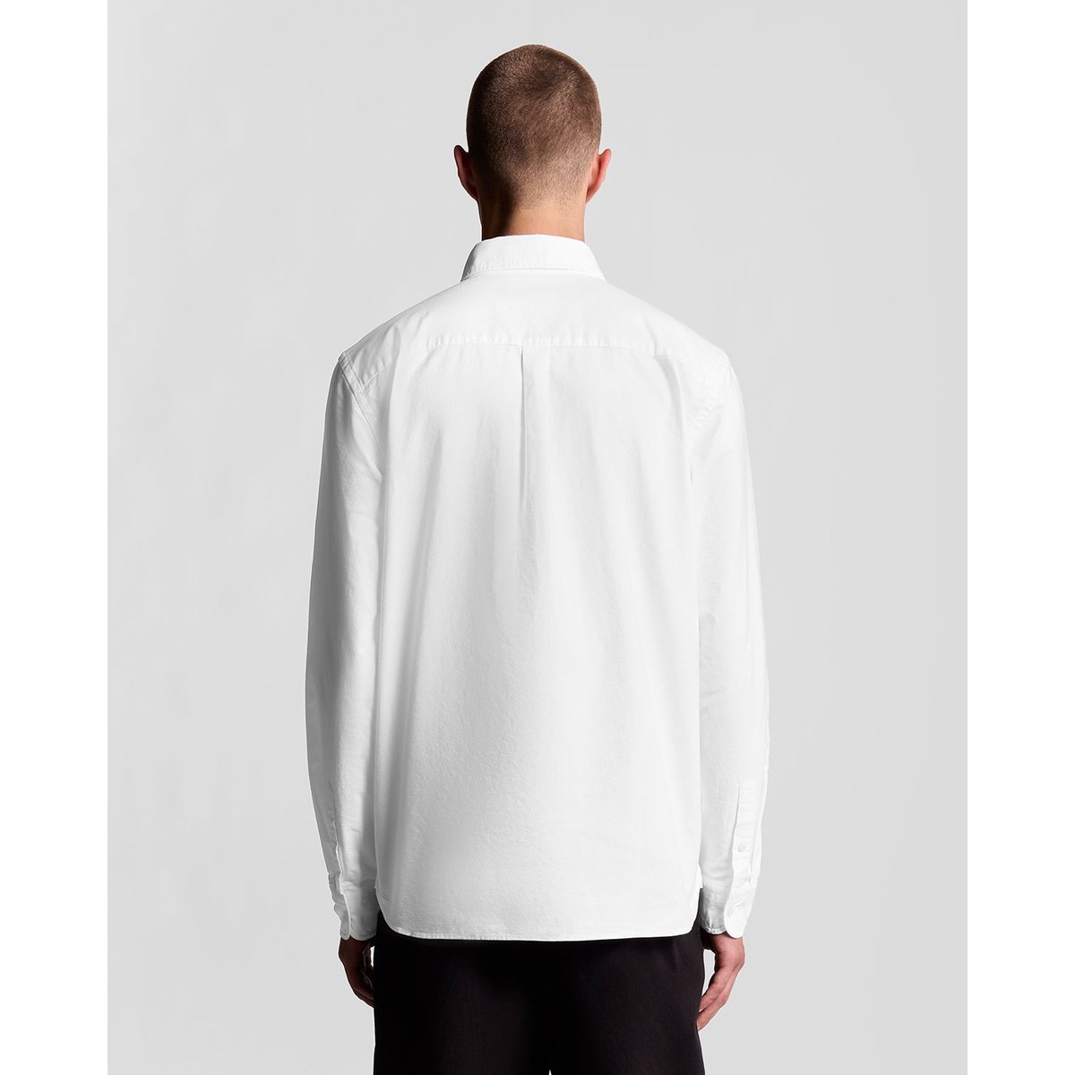Chemise Oxford en coton boutonné blanc, LYLE & SCOTT
