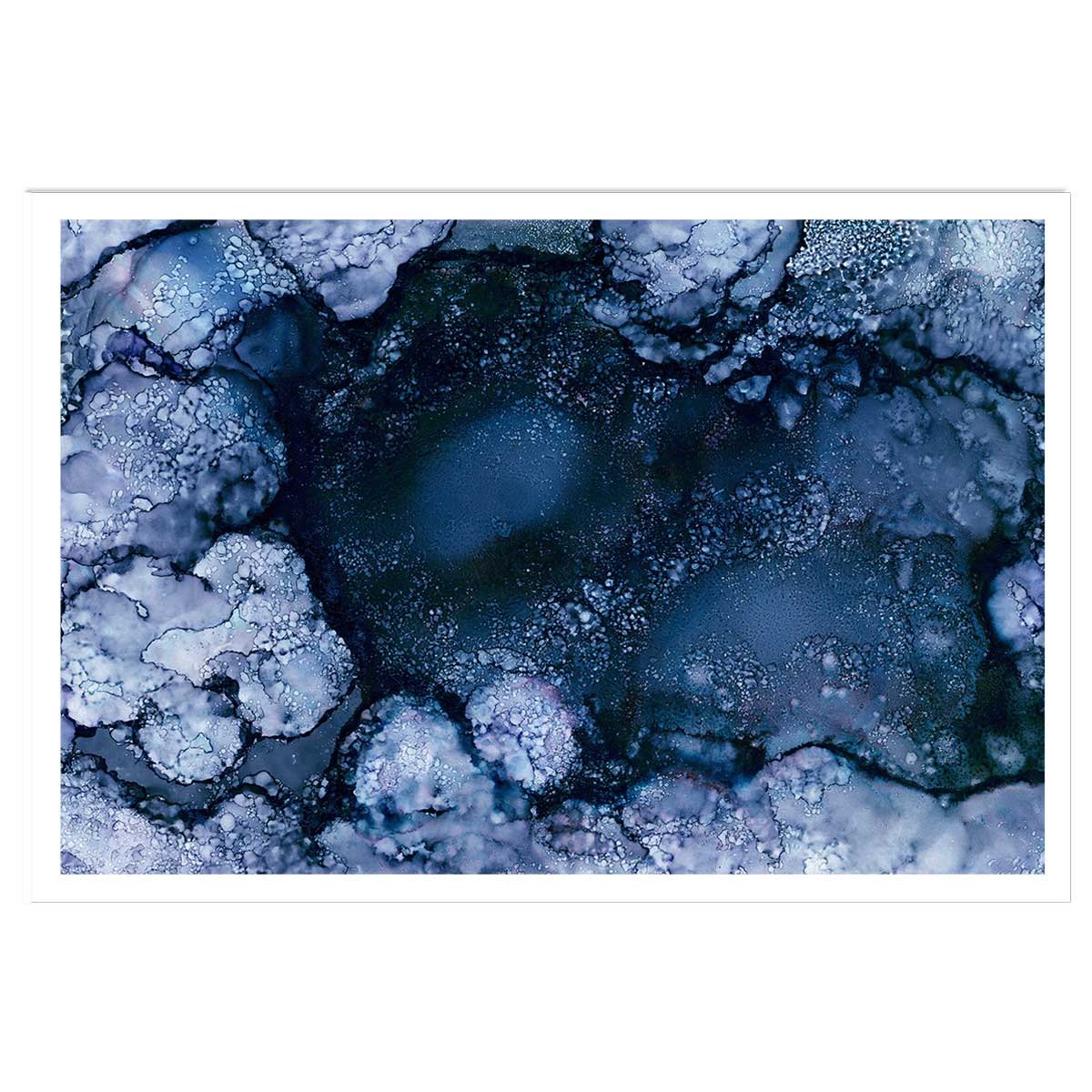 Poster blue space affiche seule, HEXOA