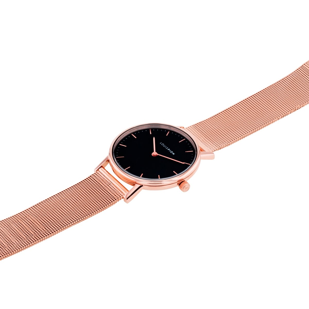Montre Analogique  NINA doré rose noir doré rose, LOUIS PION