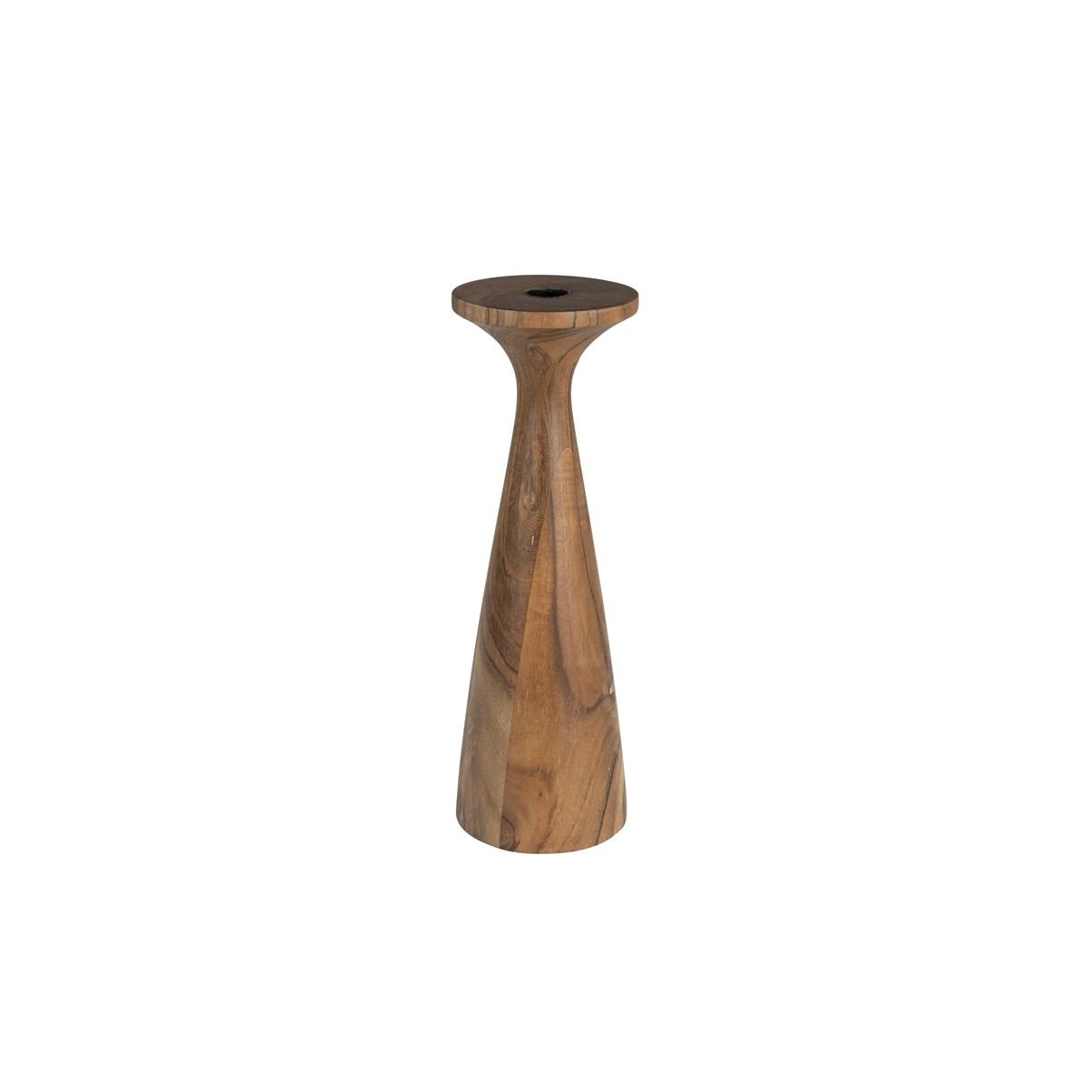 Bougeoir & Chandelle en bois, FLAMES bois, ZUIVER