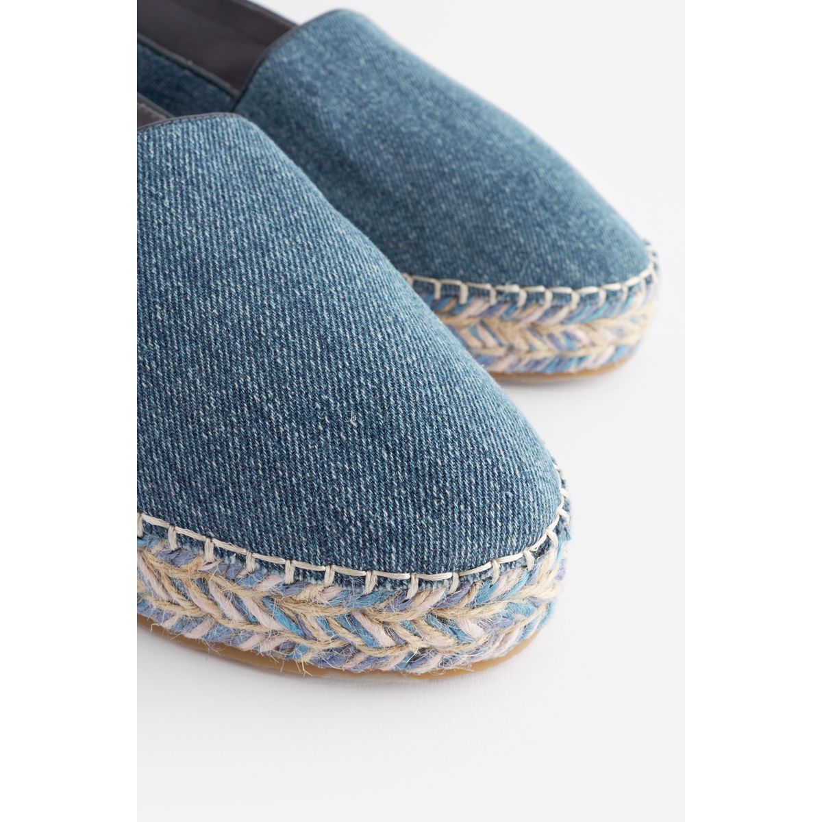 Espadrilles à semelle épaisse jean, NEXT