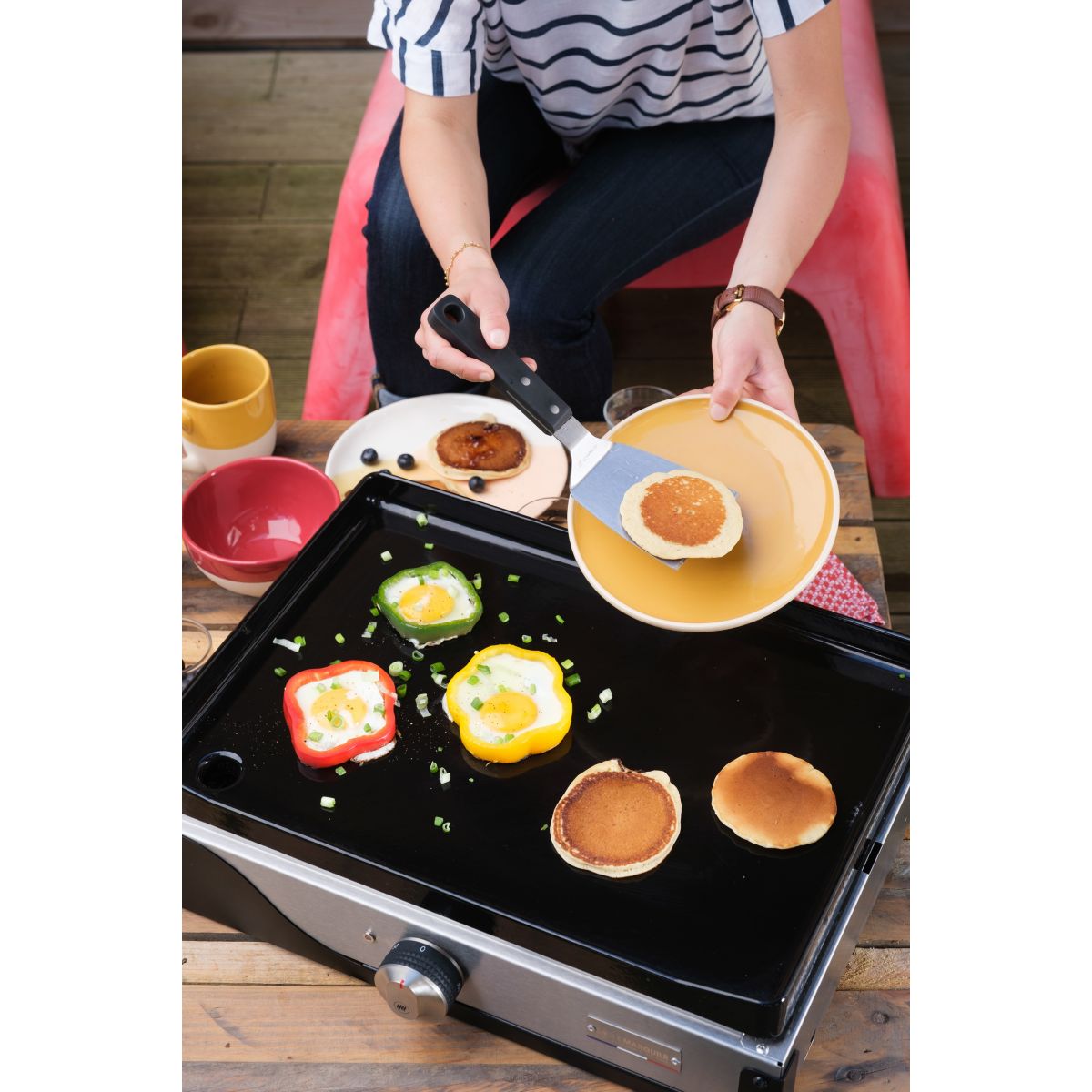 Plancha électrique La petite francaise 150DUO PLFE150DPV2 couleur unique, LE MARQUIER