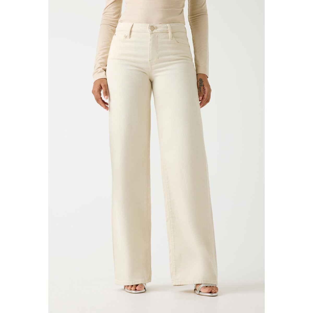 Jean Sexy Palazzo crème, GUESS